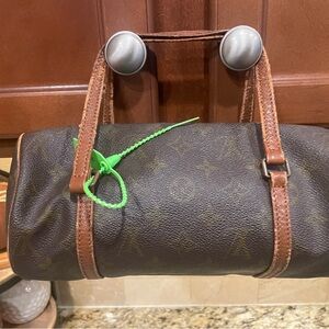 Louis Vuitton Monogram Brown with Green Accent Shoulder Bag